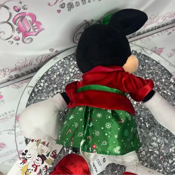 Disney Minnie Mouse holiday cheer Christmas 2019 rare plush stuffed toy decor - Picture 8 of 8
